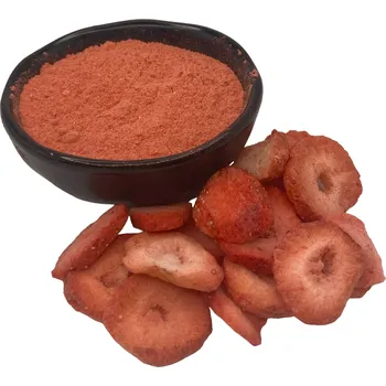 Sušené ovoce RAW lyofilizované jahody - prášek, 50 g