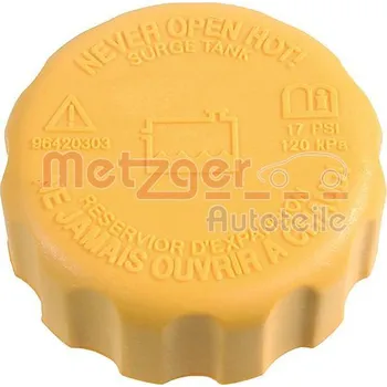 Chladič motoru Uzavírací víčko, nádoba chladiva METZGER 2141034