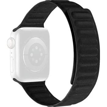 Textilní řemínek Ricardo (pro Apple Watch 38/40/41mm), černý, magnetický