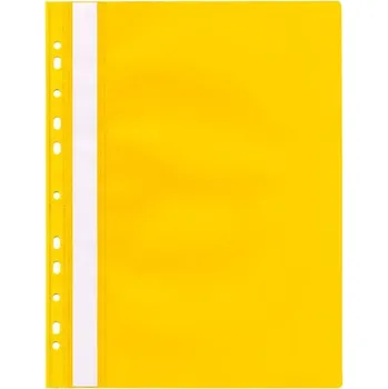 Rychlovazač s euroděrováním A4, žlutý