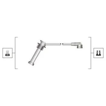 Zapalovací kabel Sada kabelů pro zapalování MAGNETI MARELLI MSQ0007