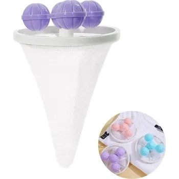 Prací prášek Eco-friendly prací míček pro efektivní čištění - B- Fialová