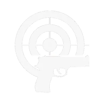 Polep vozidla SAMOLEPKA Terč zbraň levá (09 - bílá) NA AUTO, NÁLEPKA, FÓLIE, POLEP, TUNING, VLASTNÍ TEXT, TISK, AUTOSAMOLEPKY.cz, POLEPY, OBRÁZEK, LOGO, SAMOLEPKY