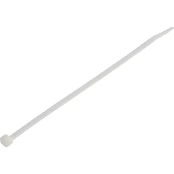 Stahovací páska TRU COMPONENTS TC-6645744, stahovací pásky, 4.60 mm, 203 mm, přírodní, 100 ks