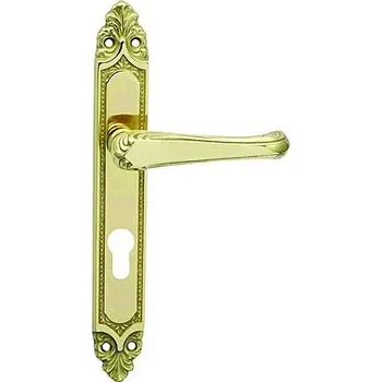 Dveřní kování Dveřní kování COBRA IKARUS (OLV - mosaz leštěná, lesklá), klika levá / koule, Otvor na cylindrickou vložku PZ, COBRA OLV (mosaz leštěná, lesklá), 72 mm