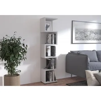 Knihovna Regál MAREK 01, Světle šedá