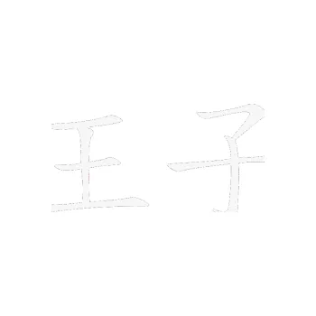 Polep vozidla SAMOLEPKA Čínský znak Prince (09 - bílá) NA AUTO, NÁLEPKA, FÓLIE, POLEP, TUNING, VLASTNÍ TEXT, TISK, AUTOSAMOLEPKY.cz, POLEPY, OBRÁZEK, LOGO, SAMOLEPKY