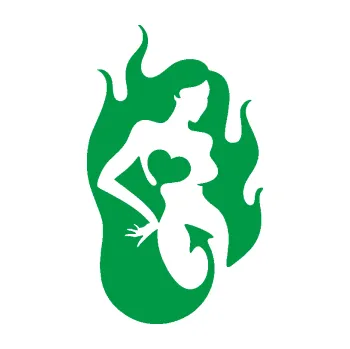 Samolepicí dekorace na vozidlo Sexy žena 004 pravá s ďáblem v těle (12 - zelená) SAMOLEPKA NA AUTO, NÁLEPKA, FÓLIE, POLEP, TUNING, VLASTNÍ TEXT, TISK, AUTOSAMOLEPKY.cz, POLEPY, OBRÁZEK, LOGO, 3D STICKERS