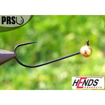 Rybářský háček Tungstenová jigovka HENDS velikost 4 barva Gold - 0,9g