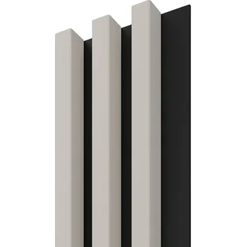 Dřevěná lamela LINEA SLIM 3 - japandi / černá 265x15x3 cm cena za balení