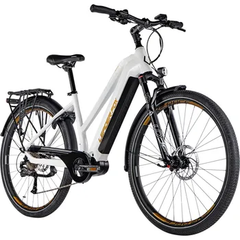 Elektrokolo Leader Fox DENVER DÁMSKÝ 28",BAFANG M300 trekingové elektrokolo, white Velikost: 20"