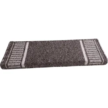 Koberec Nášlap na schody Promenade obdelník 24x65cm hnědý