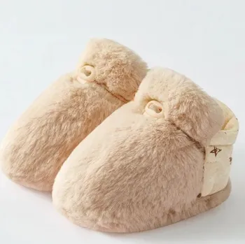 Capáčky Kojenecké capáčky 6-12 měsíců - oboustranné 2v1 tmavě béžová