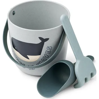 Hračka na písek LIEWOOD Plážový set na písek Donny / Whales multi mix