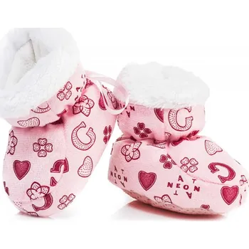 Capáčky Kojenecké capáčky 0-6 měsíců BFU 055 - pink