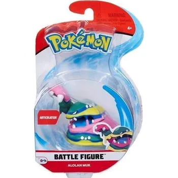 Figurka Jazwares Pokémon Battle pack akční figurka Alolan Muk