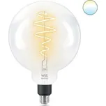 LED Žárovka WiZ Tunable White Filament 8718699786731 E27 G200 6,5-40W 470lm 2700-6500K, stmívatelná