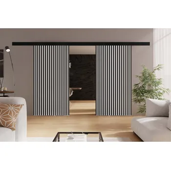 Interiérové dveře KIER Posuvné dveře BELMO DUO | 152 cm Barva: Bílá