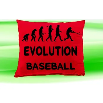 Polštář Polštář Evolution BASEBALL Červený (polštářek evolution )
