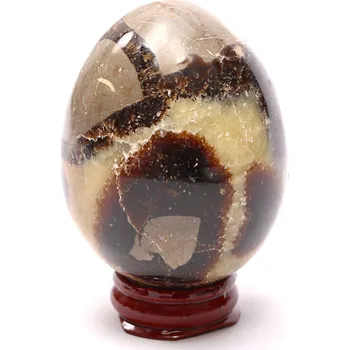 Drahý kámen Magieprirody.cz Septárie dračí vejce 67 mm 259 g + dřevěný podstavec #B439