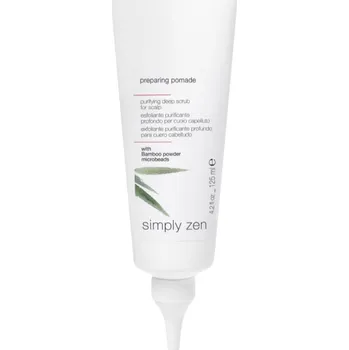 Šampon Simply Zen Preparing Pomade čisticí peelingová pasta pro pokožku hlavy 125 ml