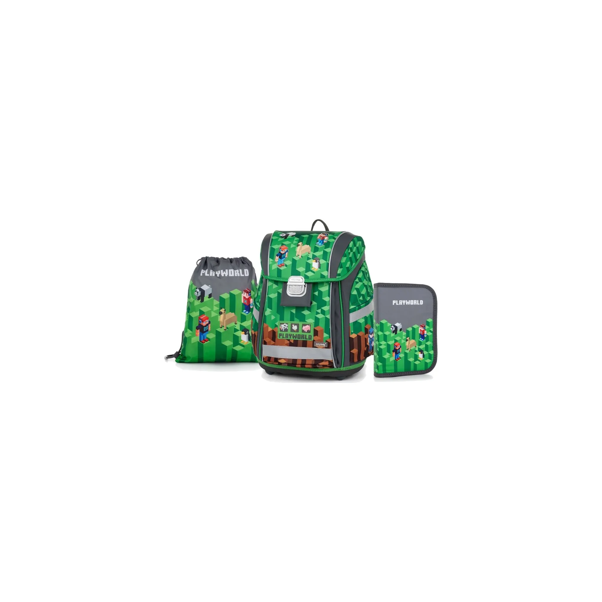 Fotografie 1 - Set školních potřeb Oxybag Premium Light 3dílný set Playworld 2024