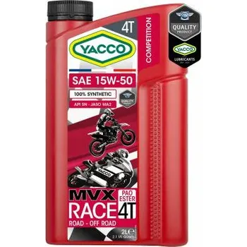Motorový olej Yacco MVX Race 4T 15W-50 2l