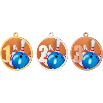 Poháry Bauer Kovová medaile MDT0001M9 | Bowling