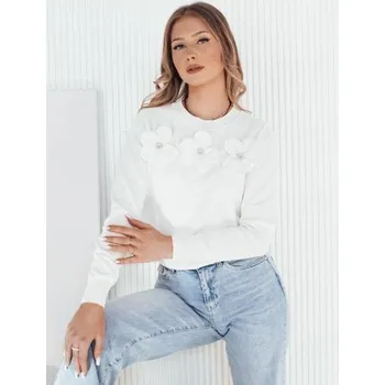 Dámské oblečení Dámský svetr SOITE bílý