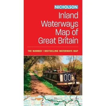 Cizí jazyk Nicholson Inland Waterways Map of Great Britain - Nicholson Waterways Guides