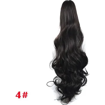 Příčesek Syntetický vlnitý culík s klipem - 4,30 cm