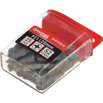 Bit Bit 1/4“ DRAUMET PREMIUM PZ 1, ocel S2, EGA