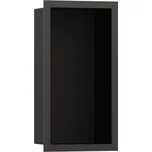 Hansgrohe XtraStoris Individual Zápustná polička 30x15x10 cm, matná černá/černý chrom 56095340
