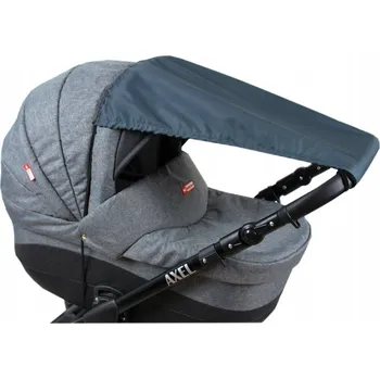 Kočárek Clona na kočárek - grafitová