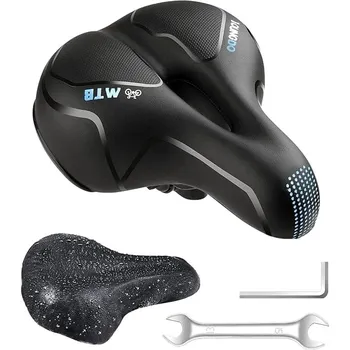 Sedlo na kolo Gelové sedlo na jízdní kolo Černá - Tmavě modrá