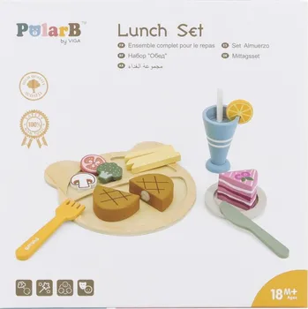 Dětská kuchyňka Dřevěná sada na oběd