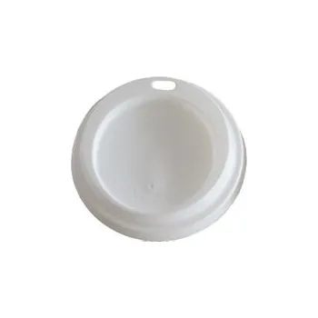 Jednorázové nádobí Víčko bílé plastové na papírový kelímek Coffee 100/120ml/1000ks