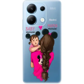 Odolné silikonové pouzdro iSaprio - Mama Mouse Brunette and Girl - Xiaomi Redmi Note 13
