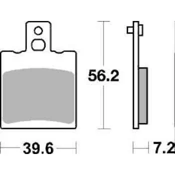 Motodíl Brzdové destičky TRW Lucas zadní APRILIA 125 RS Extrema rok 93-9