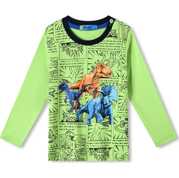 Chlapecké tričko - KUGO HC0751, zelinkavá Barva: Zelinkavá, Velikost: 80