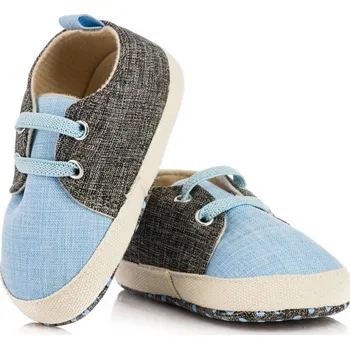 Capáčky Kojenecké capáčky, tenisky 6-12 měsíců KTR 018 grey/blue