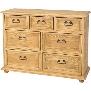 Ložnicová sestava Komoda KD710 povrchová úprava - včelí vosk Přírodní včelí vosk