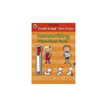Cizojazyčná kniha Ladybird Homework Helpers: Handwriting Wipe-Clean Book