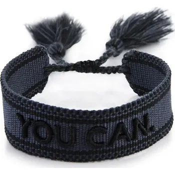 Náramek TMAVÝ MOTIVAČNÍ NÁRAMEK HICHIC You Can