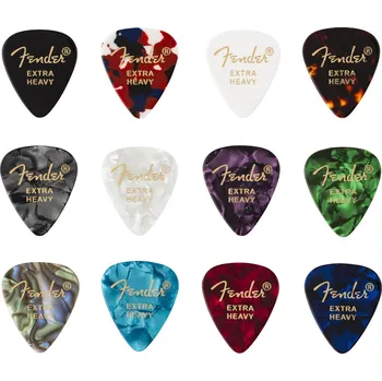 Fender 351 Celluloid Picks Medley Extra Heavy + prodloužená záruka 3 roky