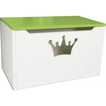 úložný prostor na hračky Box na hračky / koruna zelená
