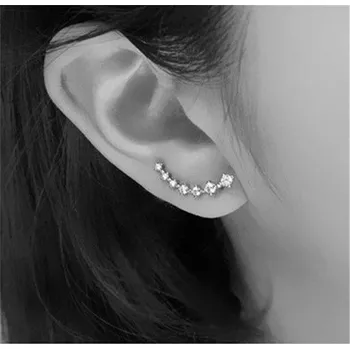 Náušnice Dámské náušnice | originální šperky, styl kočičky - 1 pár - Kamínky 1