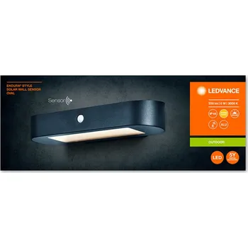 Osvětlení LEDVANCE Svítidlo venkovní solární 6W 540lm 3000K Oval IP44