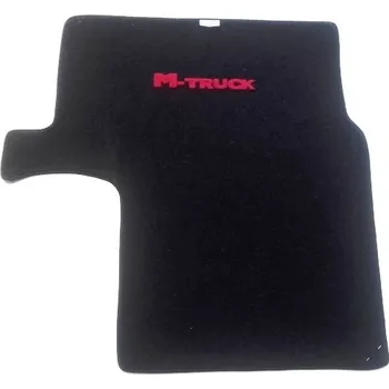 autokoberec Koberec textilní středový pro MAN TGX, 1 šuplík, automat, černo-červená barva