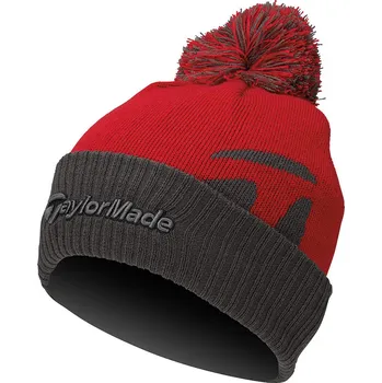 Čepice Taylor Made TaylorMade Bobble Beanie Kulich RED